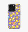 Retro 70s Yellow Floral Silicone Case