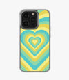 Summer Green & Yellow Heart Y2K Silicone Case