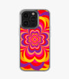 Trippy Flower Swirl Silicone Case