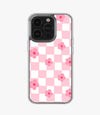 Winter Wonderland Checkered Silicone Case