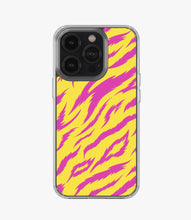 Load image into Gallery viewer, Zebra Pink/Yellow Silicone Case
