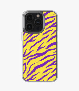 Zebra Purple/Yellow Silicone Case